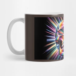 Rainbow Skull Mug